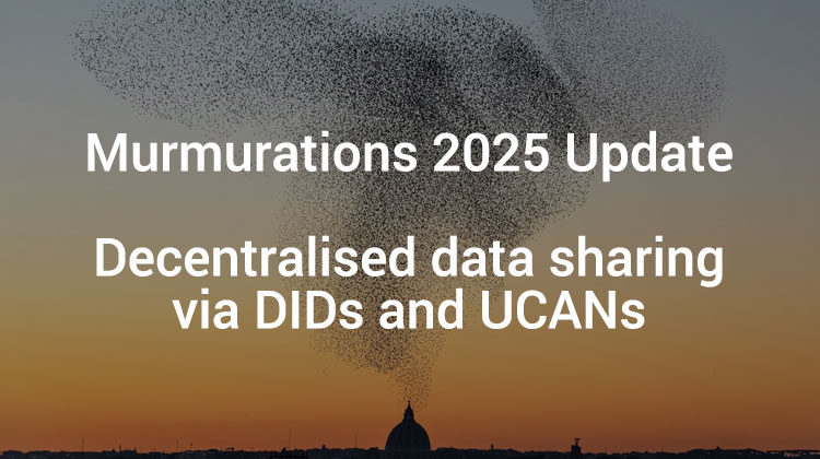 Decentralised data sharing via DIDs and UCANs